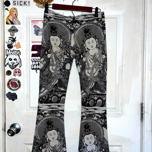 Medium stretchy bell bottoms